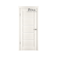 Ar PVC Pārklājumu Durvju Komplekts Dora Horizontal-1, Bianco
