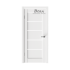 Ar PVC Pārklājumu Durvju Komplekts Dora Horizontal-1, Baltas