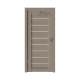 Ar PVC pārklājumu durvju komplekts - vērtne, kārba, 2 eņģes Flash-8, Grey Soft