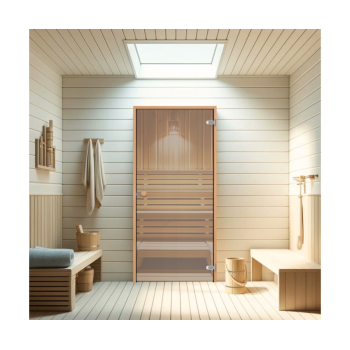 Saunas Durvis Swedoor Sauna 81, Bronzas Vērtne, Priedes Kārba Bez Sliekšņa