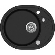 Granīta izlietne 580x470 Black