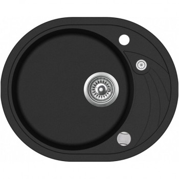Granīta izlietne 580x470 Black