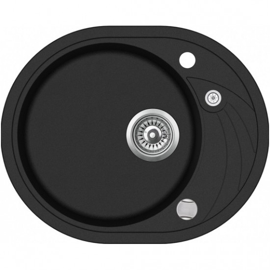 Granīta izlietne 580x470 Black