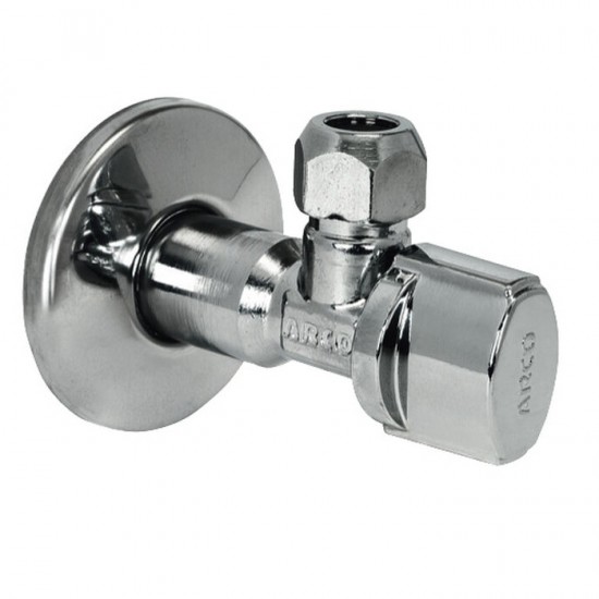 Dekoratīvais lodveida ventīlis ARCO A80 1/2”-3/8”-10mm