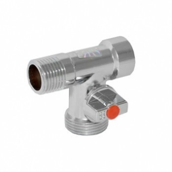 Lodveida ventīlis veļas mašinai 1/2M-1/2F-3/4M