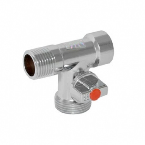 Lodveida ventīlis veļas mašinai 1/2M-1/2F-3/4M