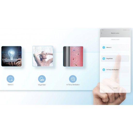 Ūdens sildītājs Midea Lume Uno 80L WiFi, vertikāls