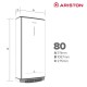 Ūdens sildītājs Ariston VELIS PRO 80 L