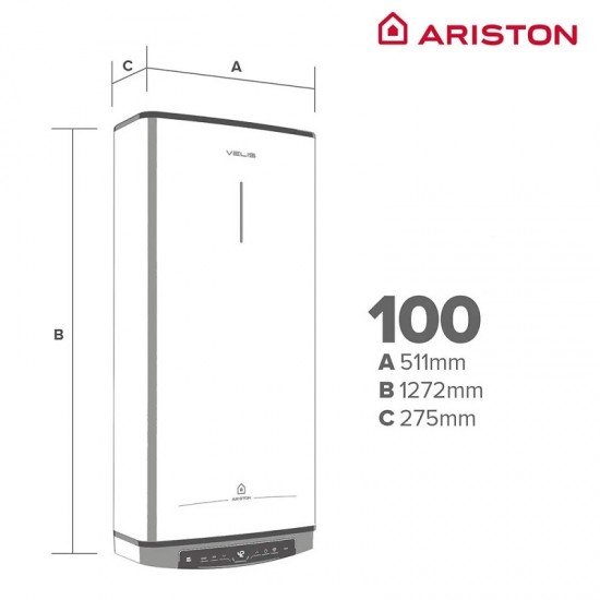 Ūdens sildītājs Ariston VELIS PRO DRY WIFI 100 L
