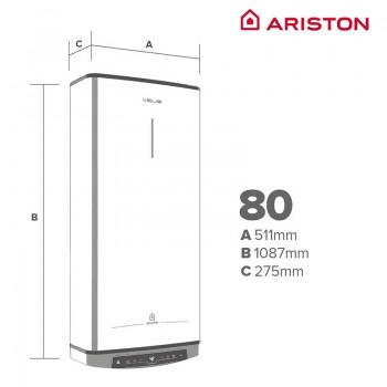 Ūdens sildītājs Ariston VELIS PRO DRY WIFI 80 L