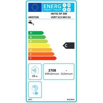 Ūdens sildītājs Ariston INITIO XP 200 L, vertikāls, 2.2 KW