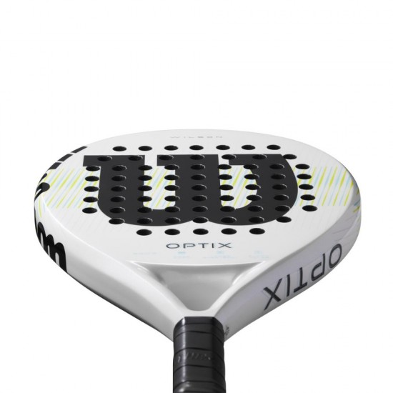 WILSON OPTIX V1 WHITE PADEL RAKETE