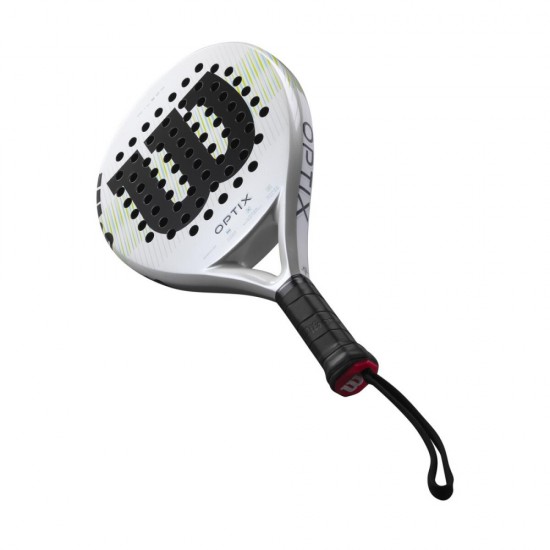 WILSON OPTIX V1 WHITE PADEL RAKETE