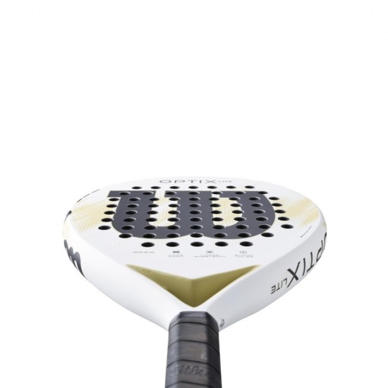 WILSON OPTIX V2 LITE PADEL RAKETE / White