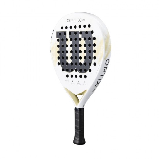 WILSON OPTIX V2 LITE PADEL RAKETE / White