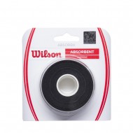 WILSON ABSORBX OVERGRIP 3 PK Black