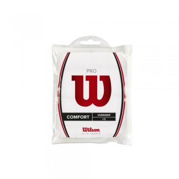 WILSON PRO OVERGRIP balts (12gb.)
