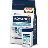 ADVANCE VETERINARY DIET DOG GASTROENTERIC MINI 1.5KG + WET - DIĒTISKA BARĪBA KUCĒNIEM NO 14 NED. UN MAZO ŠĶIRŅU SUŅIEM
