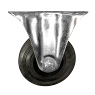 Gumijas atbalsta ritenis / fiksēts 100*26mm; 60Kg