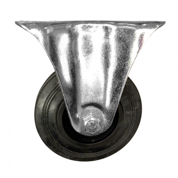 Gumijas atbalsta ritenis / fiksēts 100*26mm; 60Kg