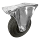 Gumijas atbalsta ritenis / fiksēts 100*26mm; 60Kg