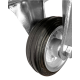 Gumijas atbalsta ritenis / fiksēts 80mm FIX GUM/RUB 60Kg