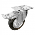 Gumijas atbalsta ritenis ar bremzi / grozāms 200mm AR/W BR GUM/RUB 180Kg