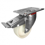 Neilona atbalsta ritenis ar bremzi / grozāms 160mm AR/W BR NEIL/NYL 180Kg