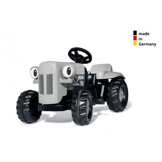 RollyKid Little Grey Fergie pedāļu traktors ar piekabi
