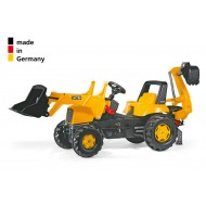 RollyJunior JCB pedāļu traktors 3–8 gadi