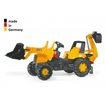 RollyJunior JCB pedāļu traktors 3–8 gadi