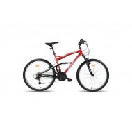 GARDENA 26" MTB pilna amortizācija, 21 ātrums