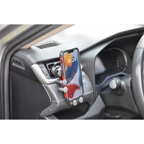 Auto telefona turētājs ventilācijas režģim “Gravity”