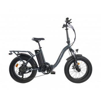Elektriskais velosipēds E2800, pelēks, 20"