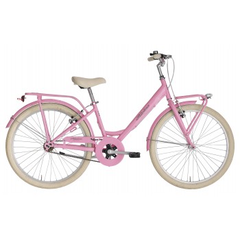 Sieviešu pilsētas velosipēds Kariba 24 Lady 1S, 24", Rozā