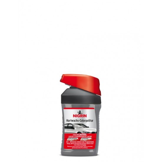 NIGRIN cietais vasks „Sudrabs“ 300 ml sudraba krāsai