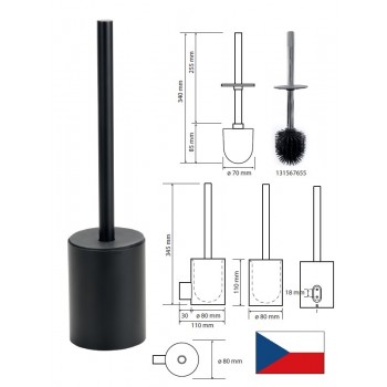 WC birste BLACK 167113060, ORGANIC