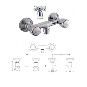 Dušas krāns bez komplekta MG-2140 RING, DIVUPE