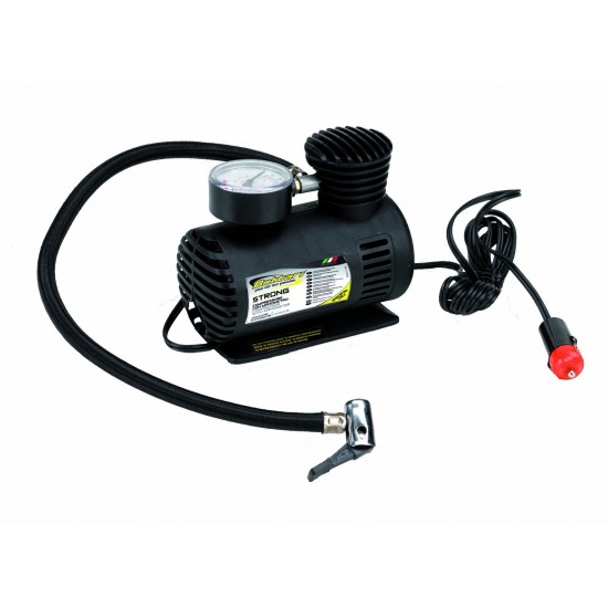 Gaisa kompresors ar manometru 12V 250 PSI 