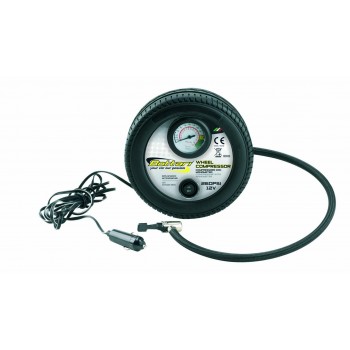 Gaisa kompresors ar manometru 12V 260 PSI "WHEEL"