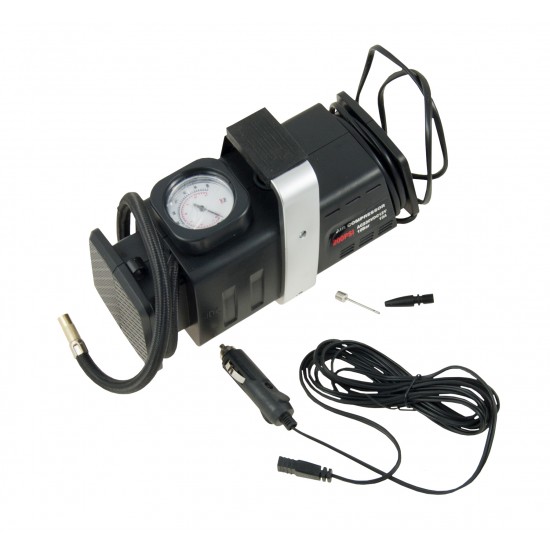 Gaisa kompresors ar manometru 12V/220V 