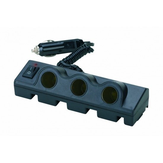 Auto piepīpētāja ligzdas ar pagarināmu kabeli un ieslēgšanas/izslēgšanas slēdzi 12V/24V 