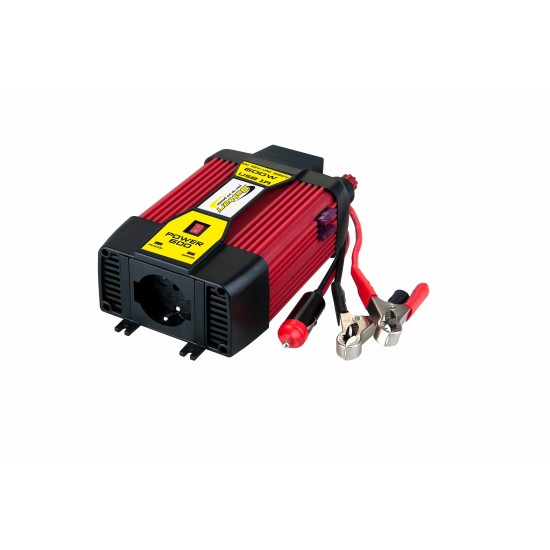 Strāvas pārveidotājs 600W 12V ar USB (2.1A) 