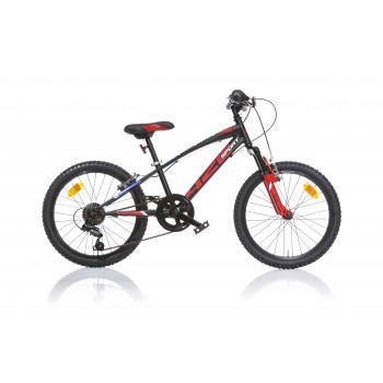 Bērnu velosipēds 20'' ''420 SPORT'', melns/sarkans