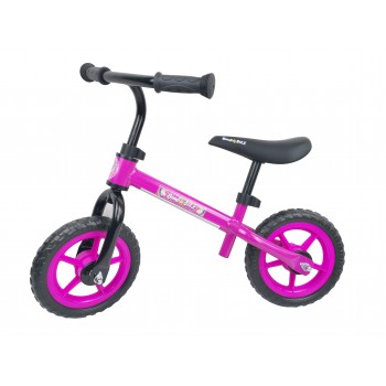 Bērnu līdzsvara velosipēds 10" "UNICORN", rozā/melns