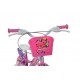 Bērnu velosipēds Bimbo Bike 12'' ''BUTTERFLY'', rozā/balts