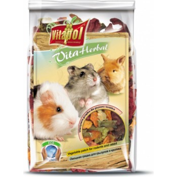 Vitapol VITA HERBAL papildbarība grauzējiem - dārzeņu maisijums 100 g