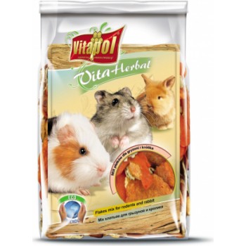 Vitapol VITA HERBAL papildbarība pārslu maisījums grauzējiem un trušiem 150g