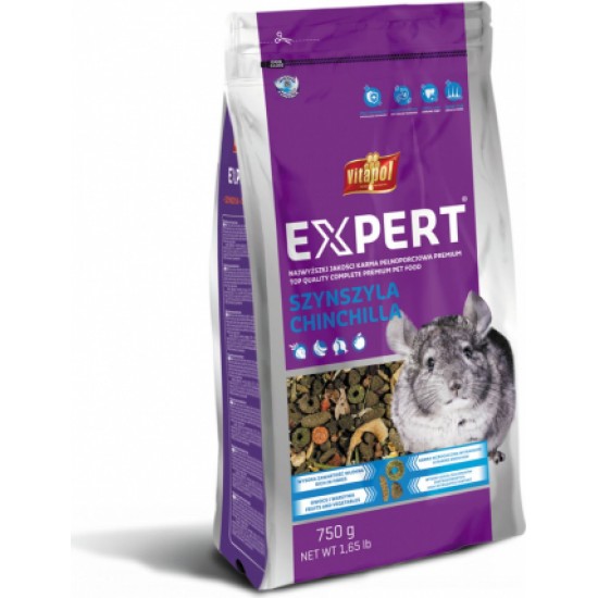 Vitapol EXPERT pilnvertīga barība šinšilām 750 g