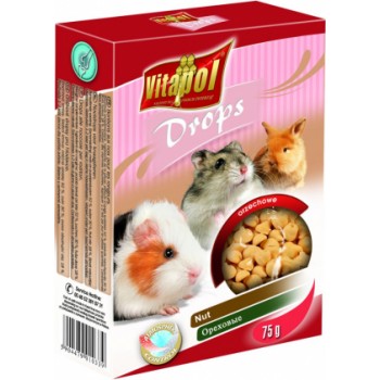 Vitapol COMPLEMENTARY DROPS papildbarība ar riekstiem grauzējiem 75 g